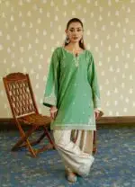 Hilmux Exclusive Summer Wedding Lawn Suit | Luxury Embroidered Unstitched Outfit - Image 12