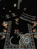 Hilmux Exclusive Summer Wedding Lawn Suit | Luxury Embroidered Unstitched Outfit - Image 9